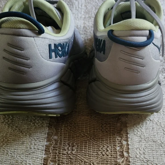 Hoka White Running Shoes - Picture 4 of 12